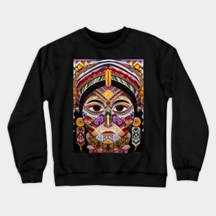 Andean Impressions: Expressive Portraits, Mochica Ceramics, and Textile Beauty Unveiled Crewneck Sweatshirt